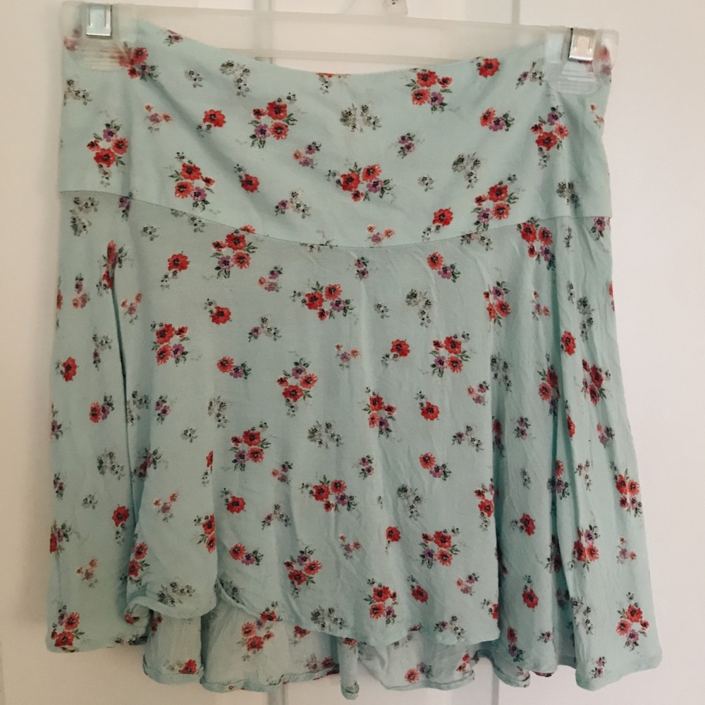 Abercrombie floral mini skirt! NWOT!